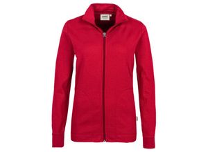 4045981047367 - Damen Interlockjacke rot XS - rot