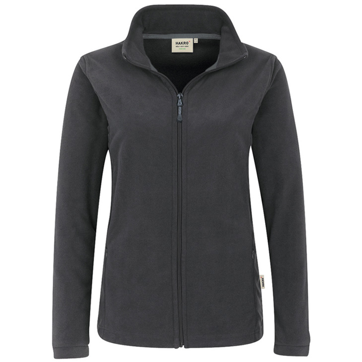 4045981047619 - Damen Fleecejacke Delta 240 Gr xs anthrazit - anthrazit - Hakro