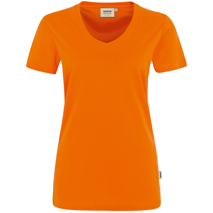 4045981068836 - Women-V-Shirt Performance Single Jersey 50% Baumwolle   50% Pol