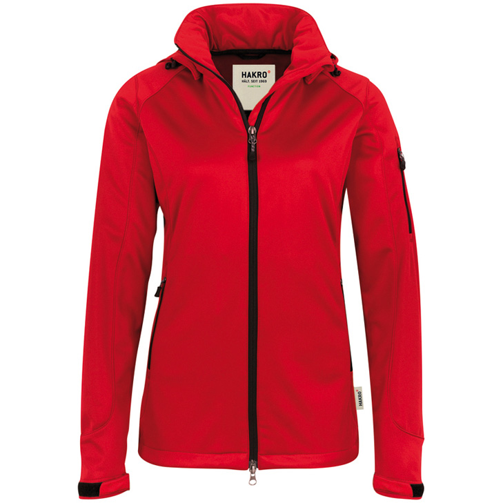 4045981090479 - Softshelljacke Alberta Damen 248 Gr s rot - rot - Hakro