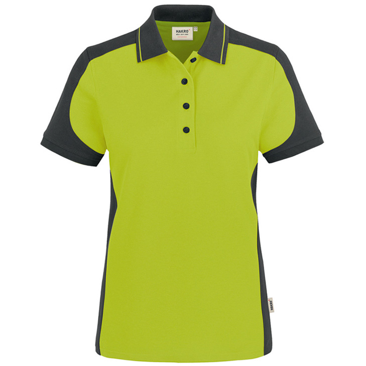 4045981092824 - Women Poloshirt Contrast Performance 50% Baumwolle   50% Polyes