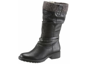 4046026657206 - Große Größen Stiefel schwarz Gr37