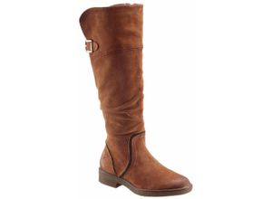 4046026663856 - Große Größen Be Natural Stiefel cognac Gr42