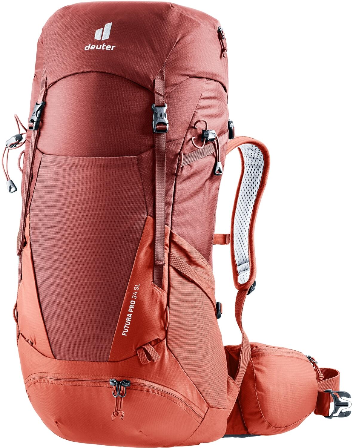 4046051112305 - deuter Futura Pro 34 SL Wanderrucksack (Rot one size) Wanderrucksäcke