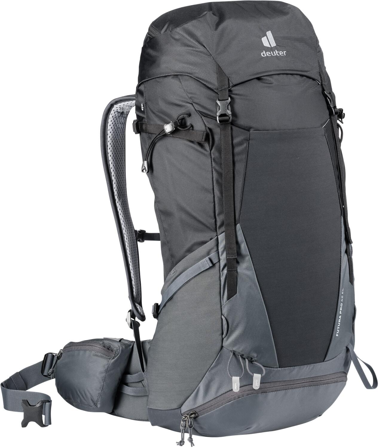 4046051112381 - Rucksack Futura Pro 42 EL black-graphite Rucksackart - Wandern & Trekking Rucksackvolumen - 41 - 45 Liter Rucksackfarbe - Black - Graphite