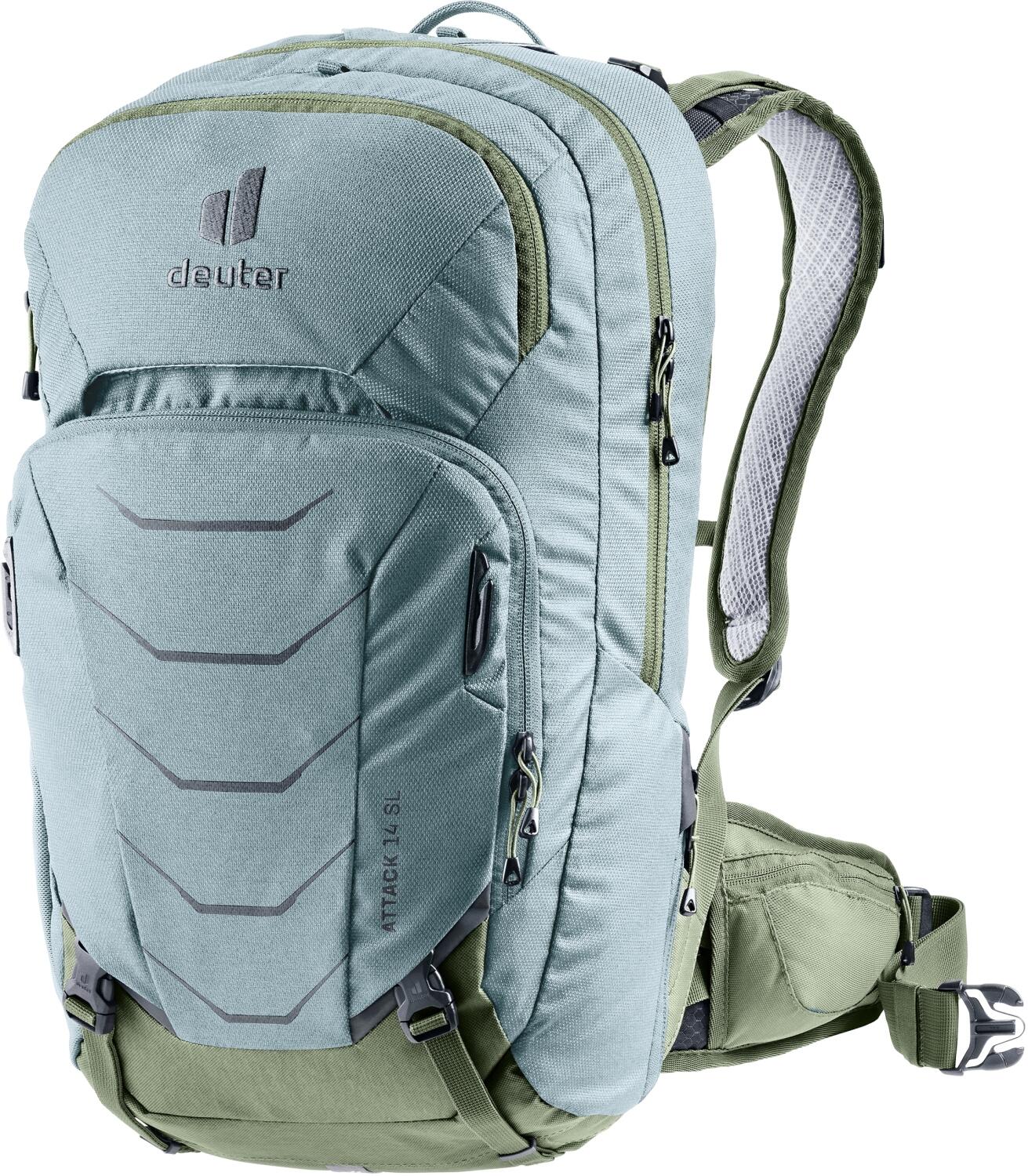 4046051114866 - Attack 14 SL Damen Rucksack (Farbe 2273 sage khaki)