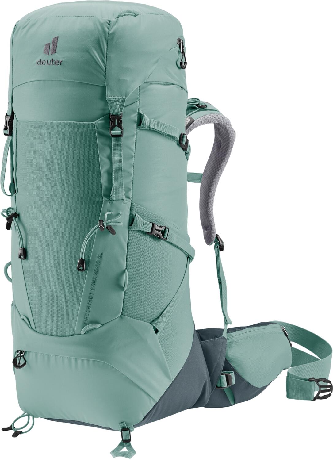 4046051131399 - - Womens Aircontact Core 35+10 SL - Trekkingrucksack Gr 35+10 l türkis grau