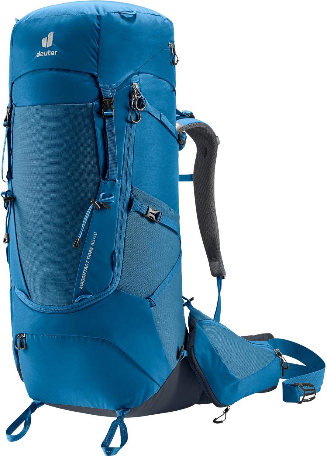 4046051131542 - deuter Aircontact Core 60+10 Trekkingrucksack (Blau one size) Skihosen