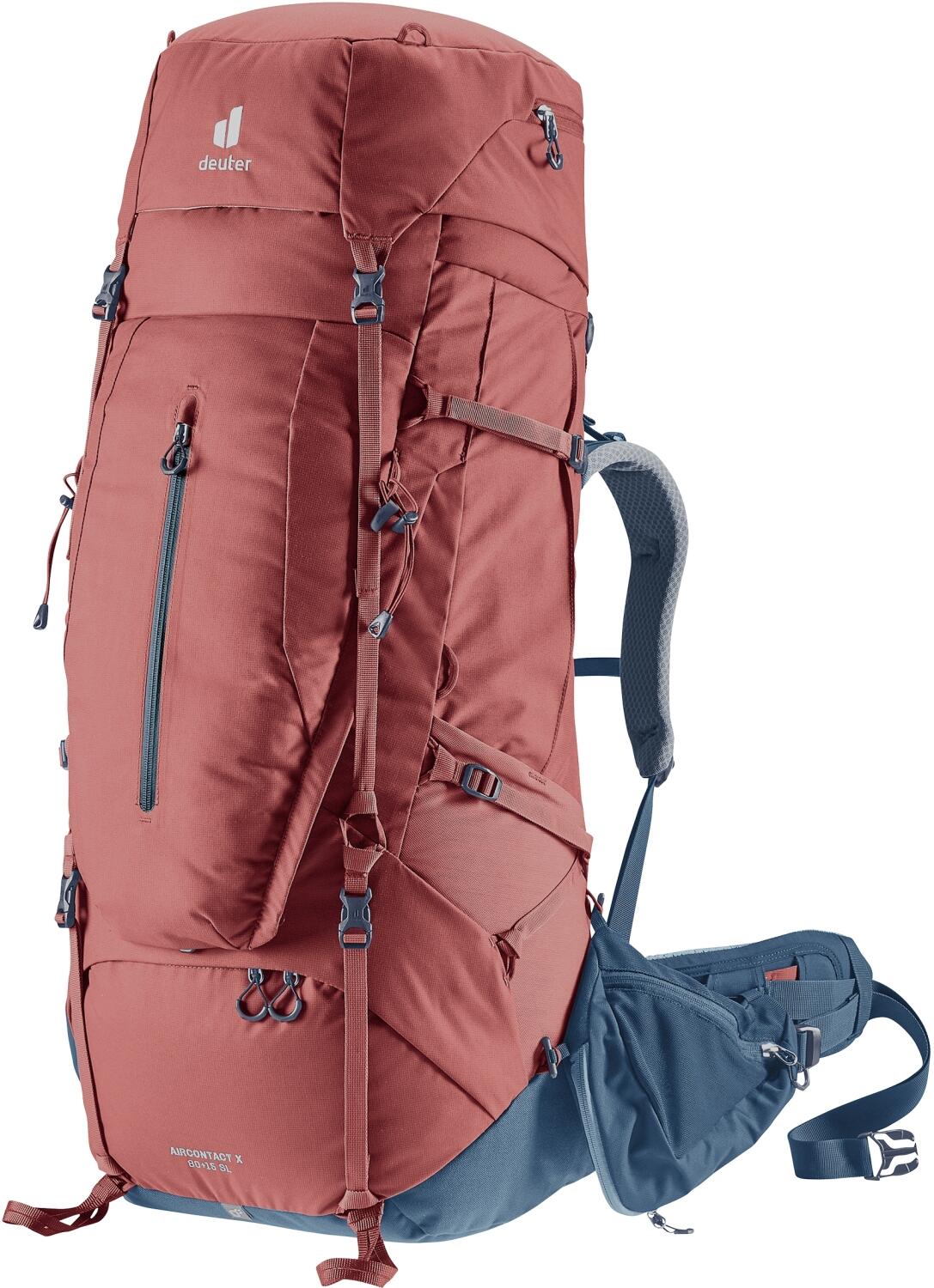 4046051131740 - - Womens Aircontact X 80+15 SL - Trekkingrucksack Gr 80+15 l rosa