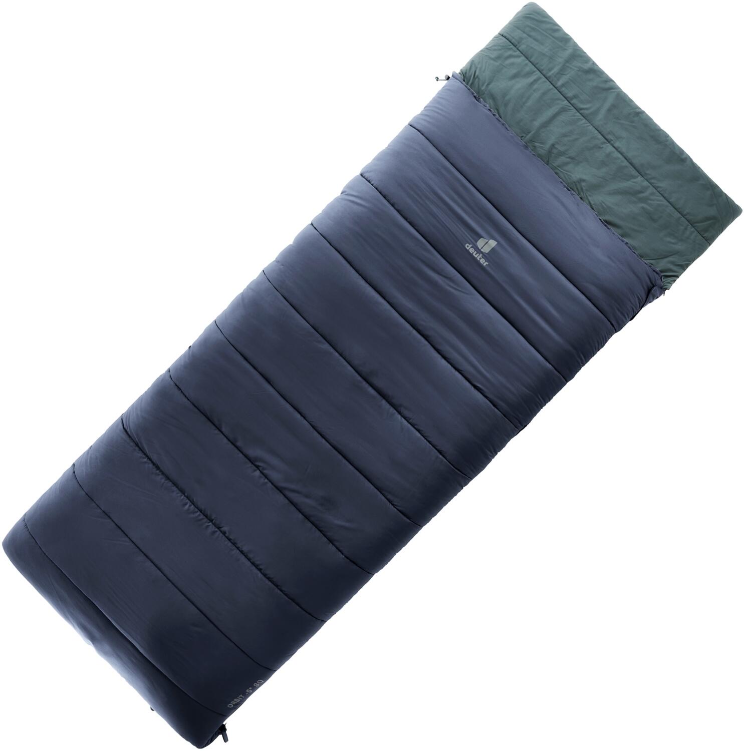 4046051143897 - - Orbit SQ -5° - Kunstfaserschlafsack Gr 195+35 x 79 x 79 cm Zip Right Blau