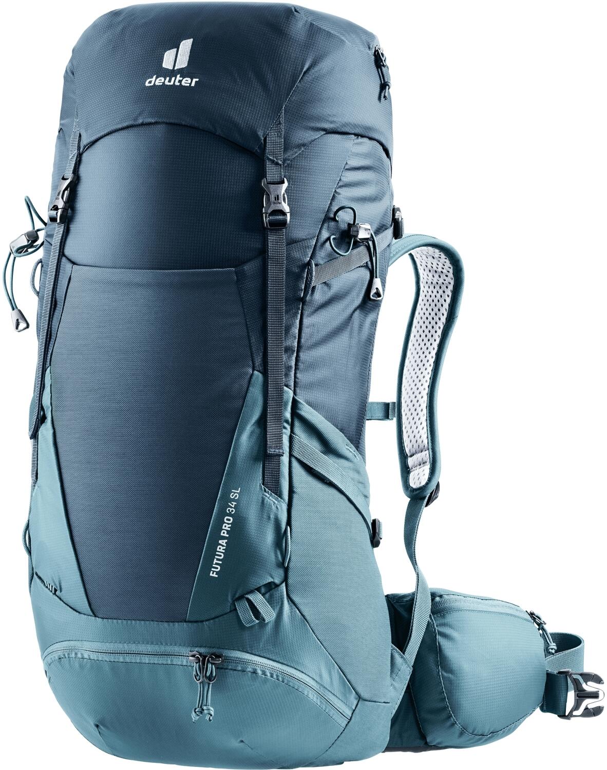 4046051146072 - deuter Outdoorrucksack Futura Pro 34 SL strapazierfähig für Damen blau Einheitsgröße