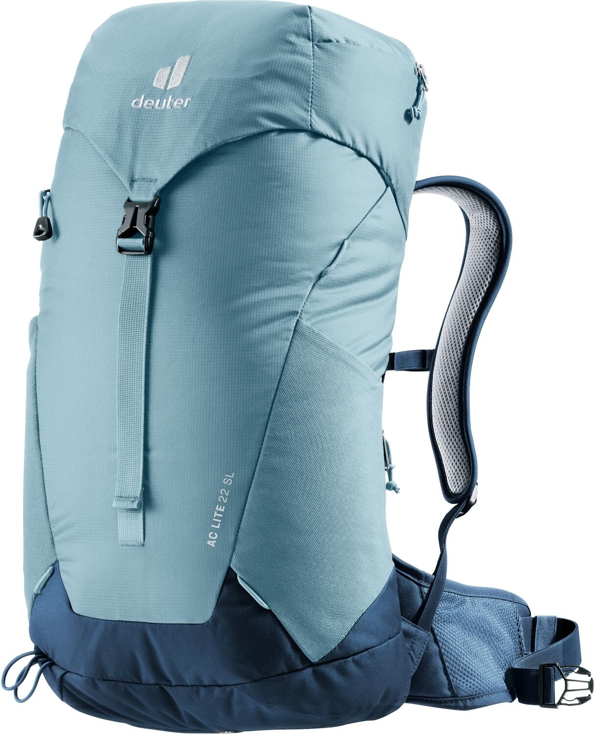 4046051146287 - deuter Wanderrucksack AC Lite 22 SL Steckverschluss trinksystemkompatibel Liter für Damen blau OneSize