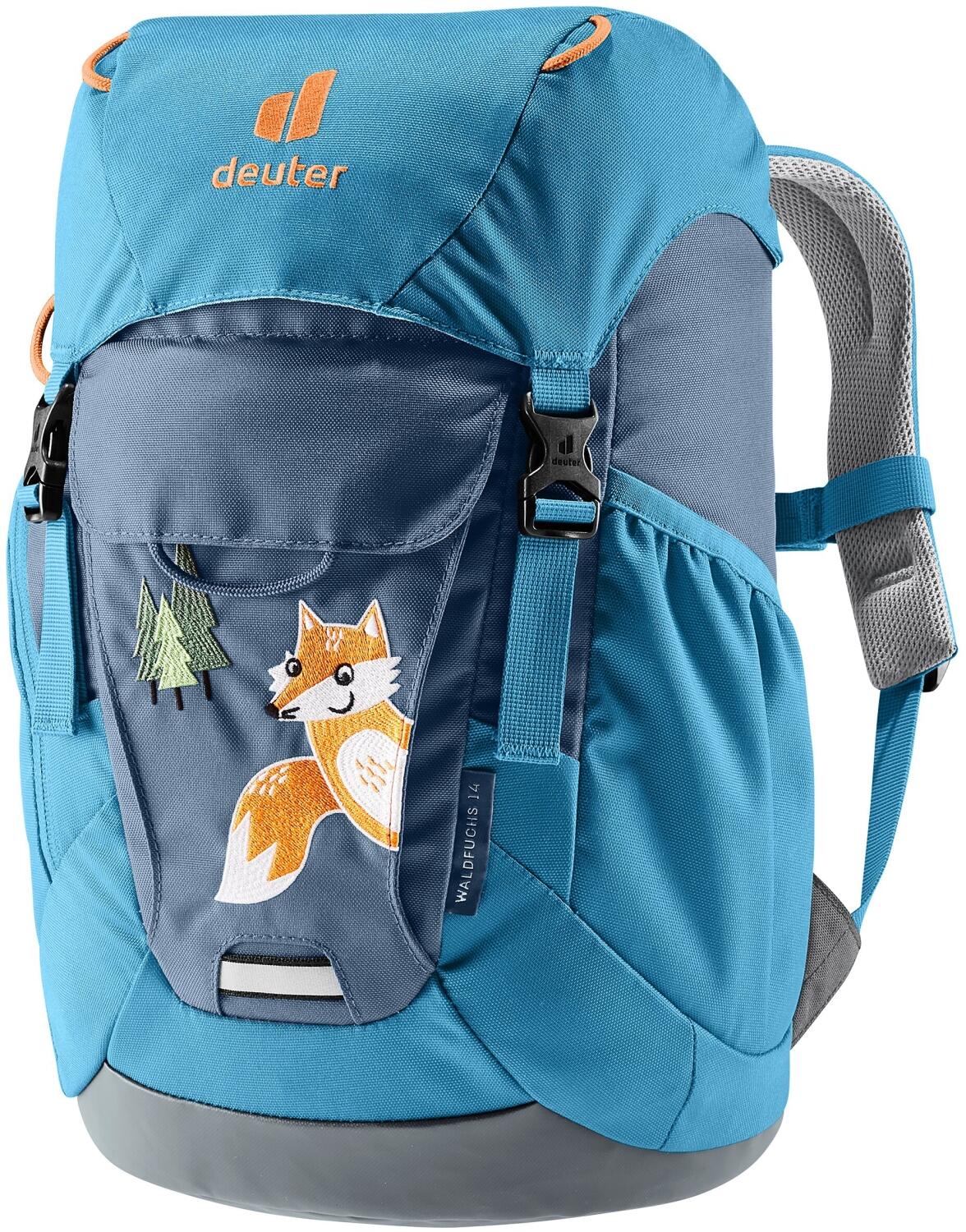 4046051152196 - deuter Kinderrucksack Waldfuchs Sitzmatte Regenhülle für Kinder blau