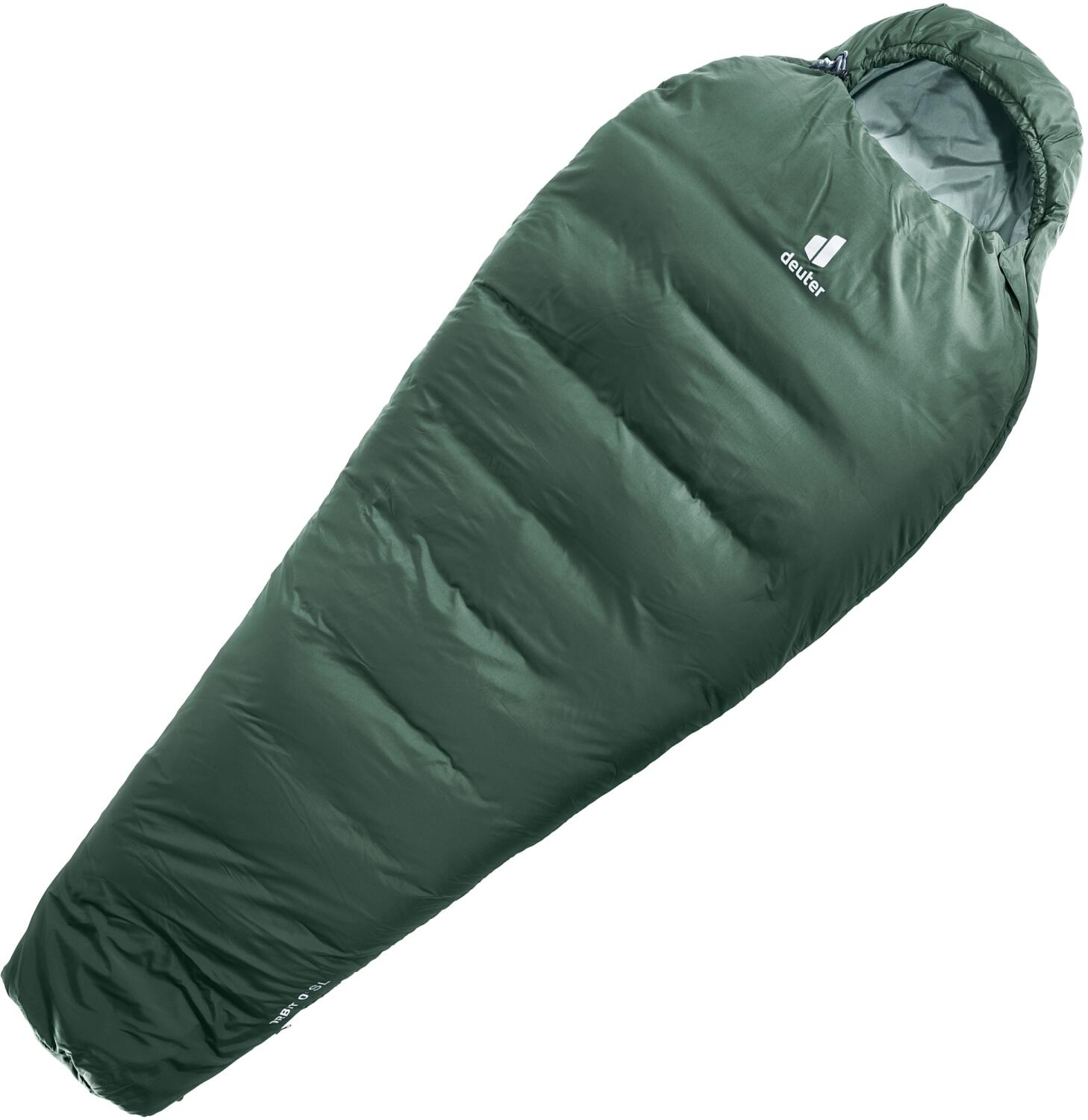 4046051152523 - deuter Mumienschlafsack Orbit 0 SL Kapuze Zweiwegereißverschluss koppelbar für Damen grün