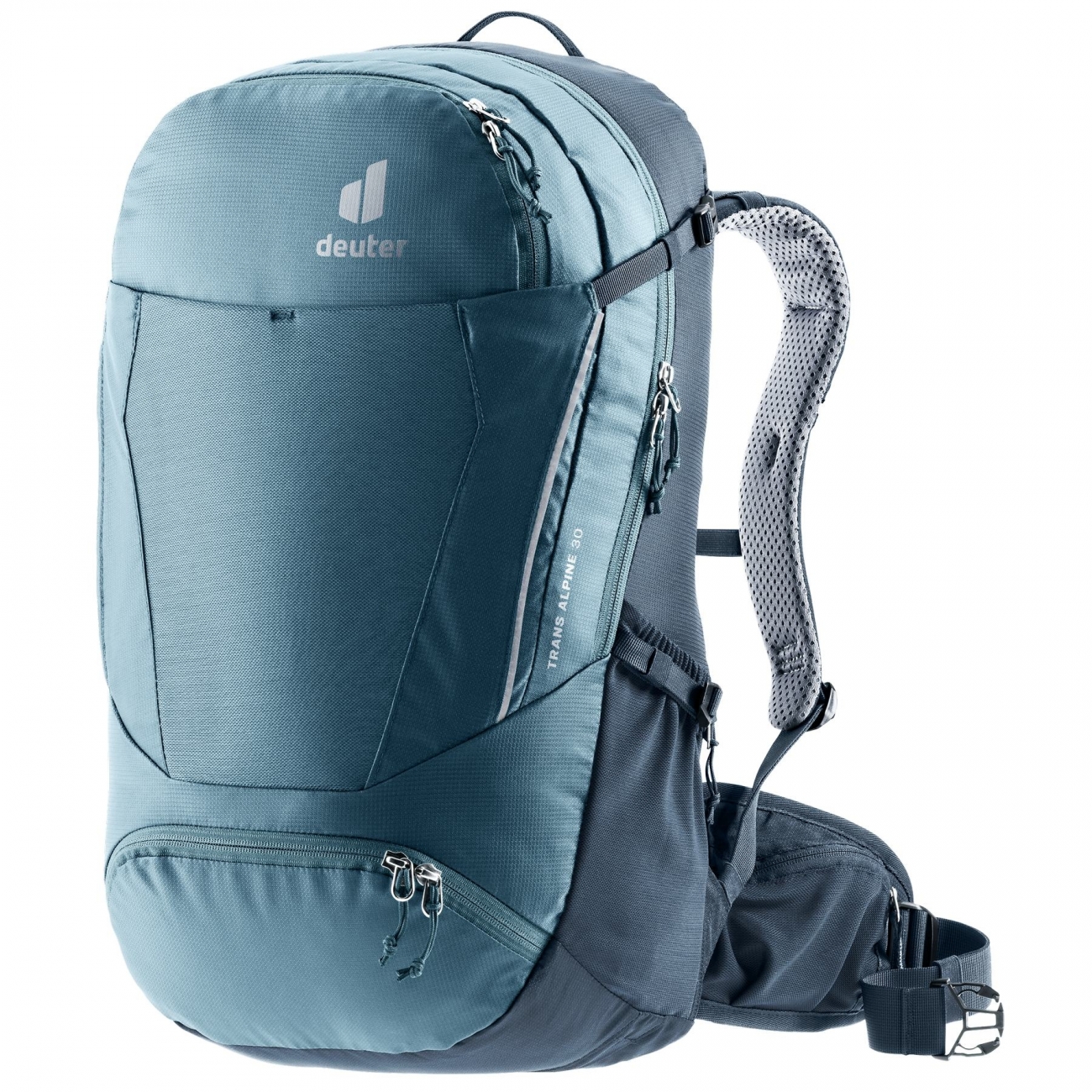 4046051157481 - Trans Alpine 30 Liter Mountainbike Bikepacking Rucksack Atlantic Ink Grau Blau