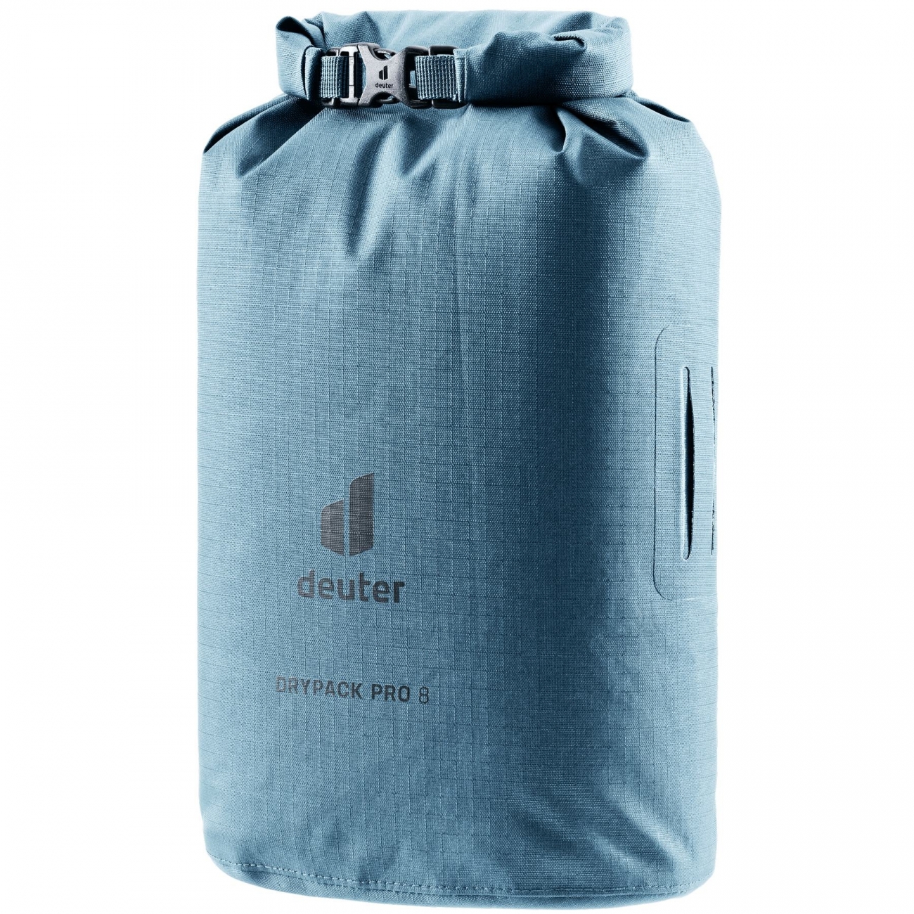 4046051157702 - Drypack Pro 8 Wasserdichter Rolltop Packsack 8L Grau Blau Trekking Bikepacking