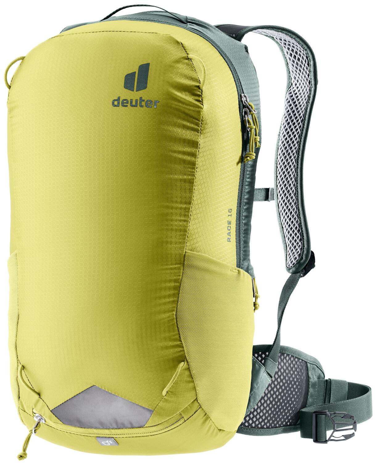 4046051159744 - Fahrradrucksack Race 16 Liter Unisex Leicht Atmungsaktiv Sprout-Ivy Gelb