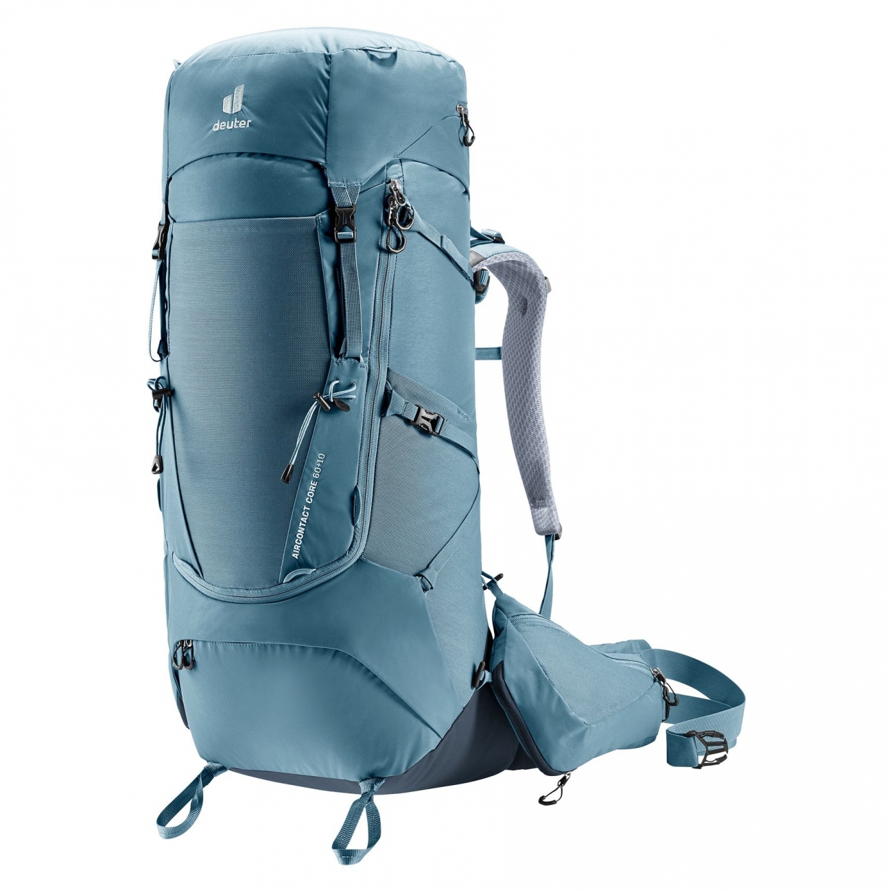 4046051163666 - Trekkingrucksack Aircontact Core System 60+10 L Grau Blau Atlantic-Ink
