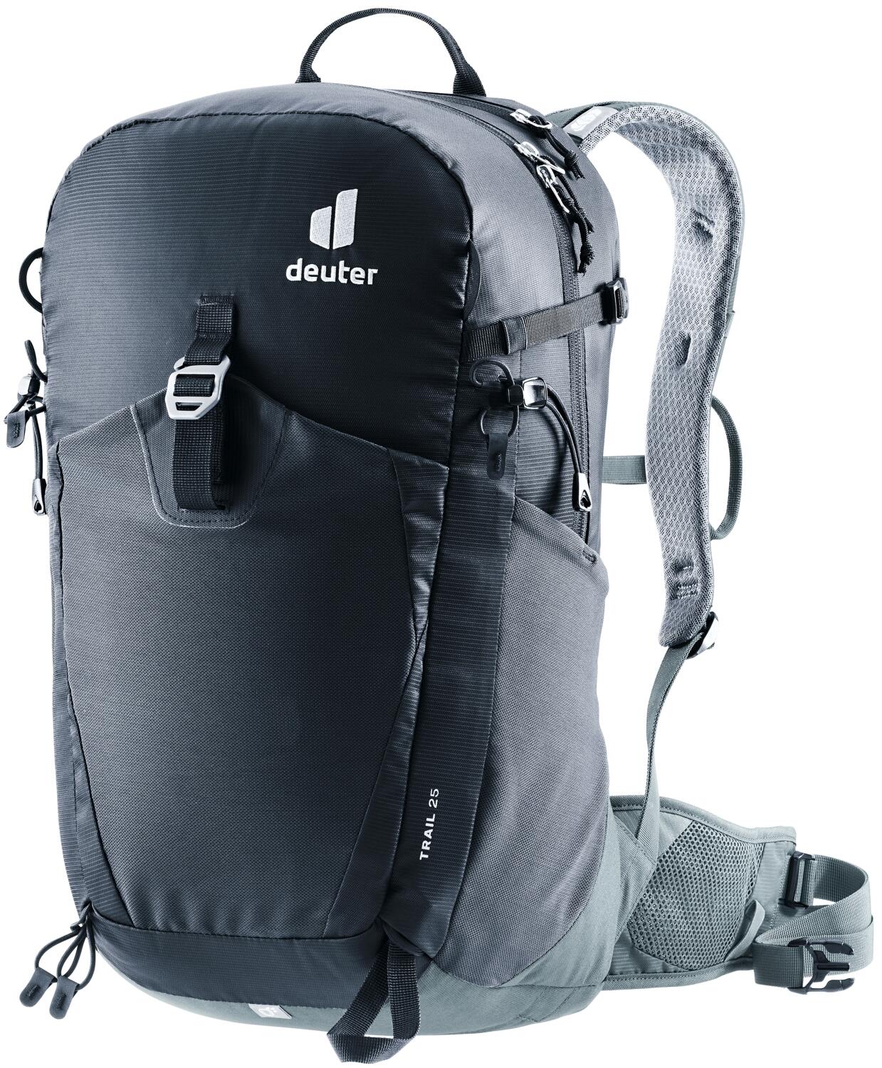 4046051164175 - Trail 25 Trekking Wanderrucksack 24 Liter Schwarz Herren Airstripes
