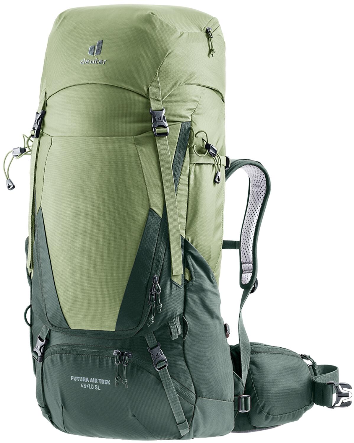 4046051171944 - Futura Air Trek 45 + 10 SL Damen Rucksack (1214 grove ivy) 4046051171944 - Futura Air Trek 45 + 10 SL Damen Rucksack (1214 grove ivy)