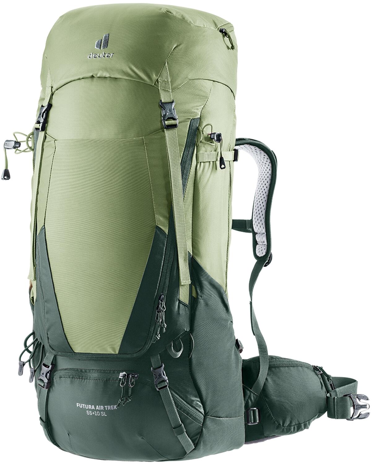 4046051171951 - Futura Air Trek 55 + 10 SL Damen Rucksack (1214 grove ivy) 4046051171951 - Futura Air Trek 55 + 10 SL Damen Rucksack (1214 grove ivy)