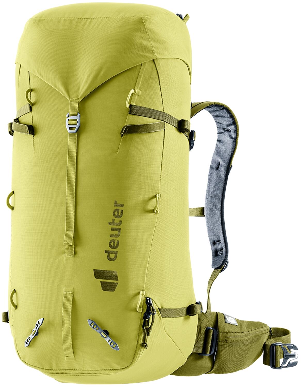 4046051172217 - Guide Rucksack 34+8L Herren Alpin Skitouren Sprout-Cactus Gelb PFAS-frei