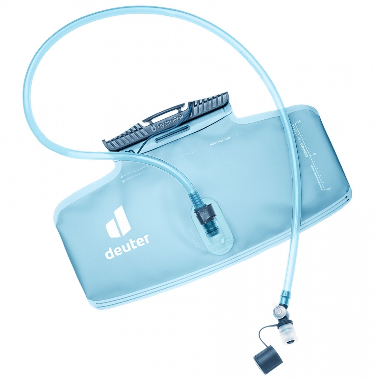 4046051176727 - Streamer SQ 15 L Trinkblase Hydrablau für Trailrunning Hüfttasche PFAS-frei