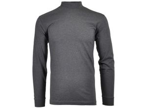 4046062055837 - Langarm Basic Stehkragen Regular Fit Herren Longsleeve