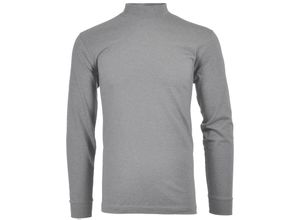 4046062055844 - Langarm Basic Stehkragen Regular Fit Herren Longsleeve