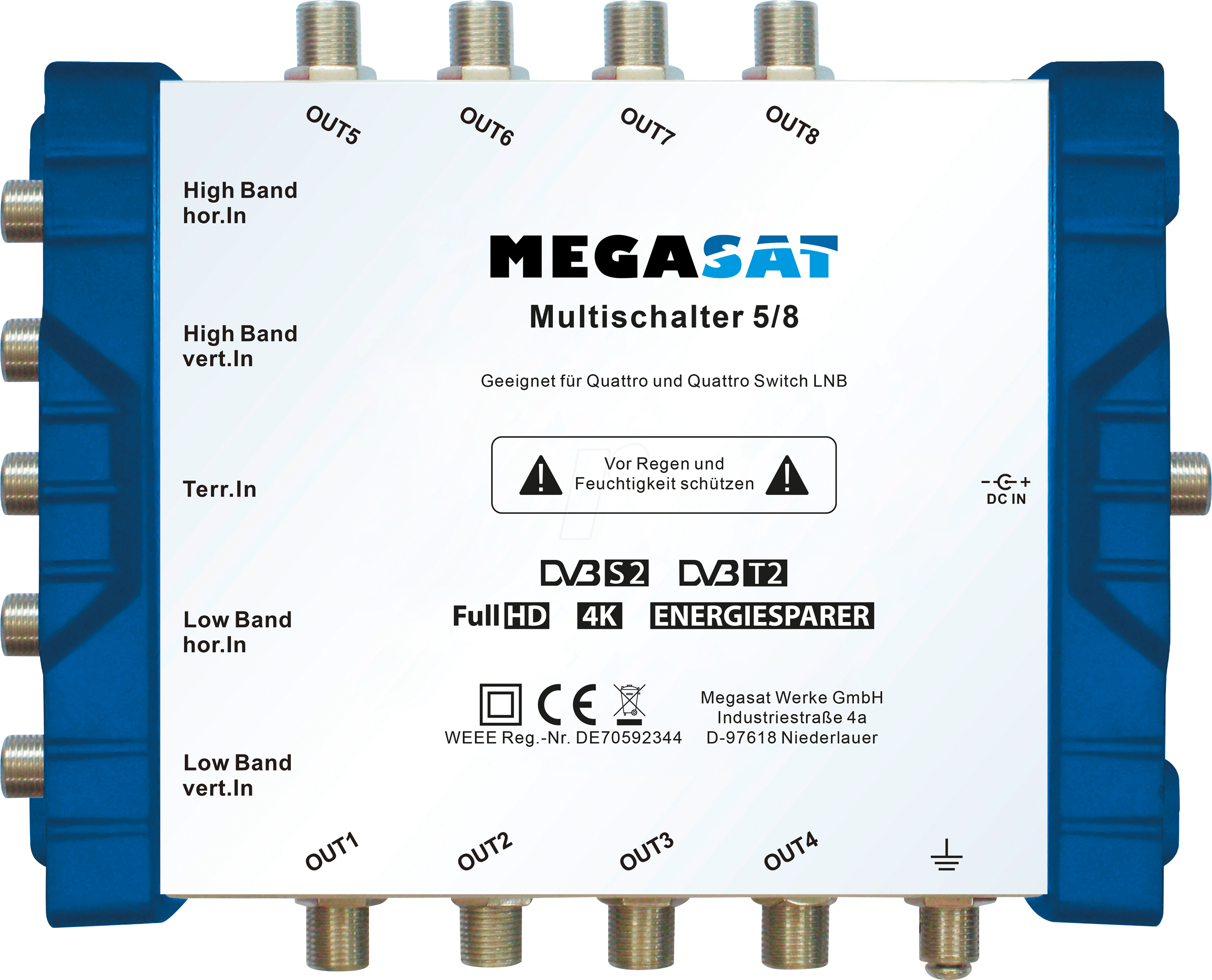 4046173100280 - Multiswitch 5 8 - Multiswitch Satelliten- terrestrisches Signal