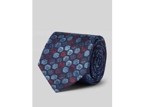4046254851063 - Seidenkrawatte mit Allover-Muster (7 cm)