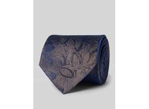 4046254851216 - Seidenkrawatte mit floralem Allover-Print (7 cm)