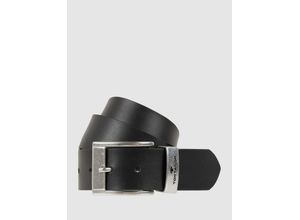 4046259959207 - TOM TAILOR Herren Ledergürtel mit schmaler Schnalle schwarz Logo Print Gr 80 4046259959207 - TOM TAILOR Herren Ledergürtel mit schmaler Schnalle schwarz Logo Print Gr 80