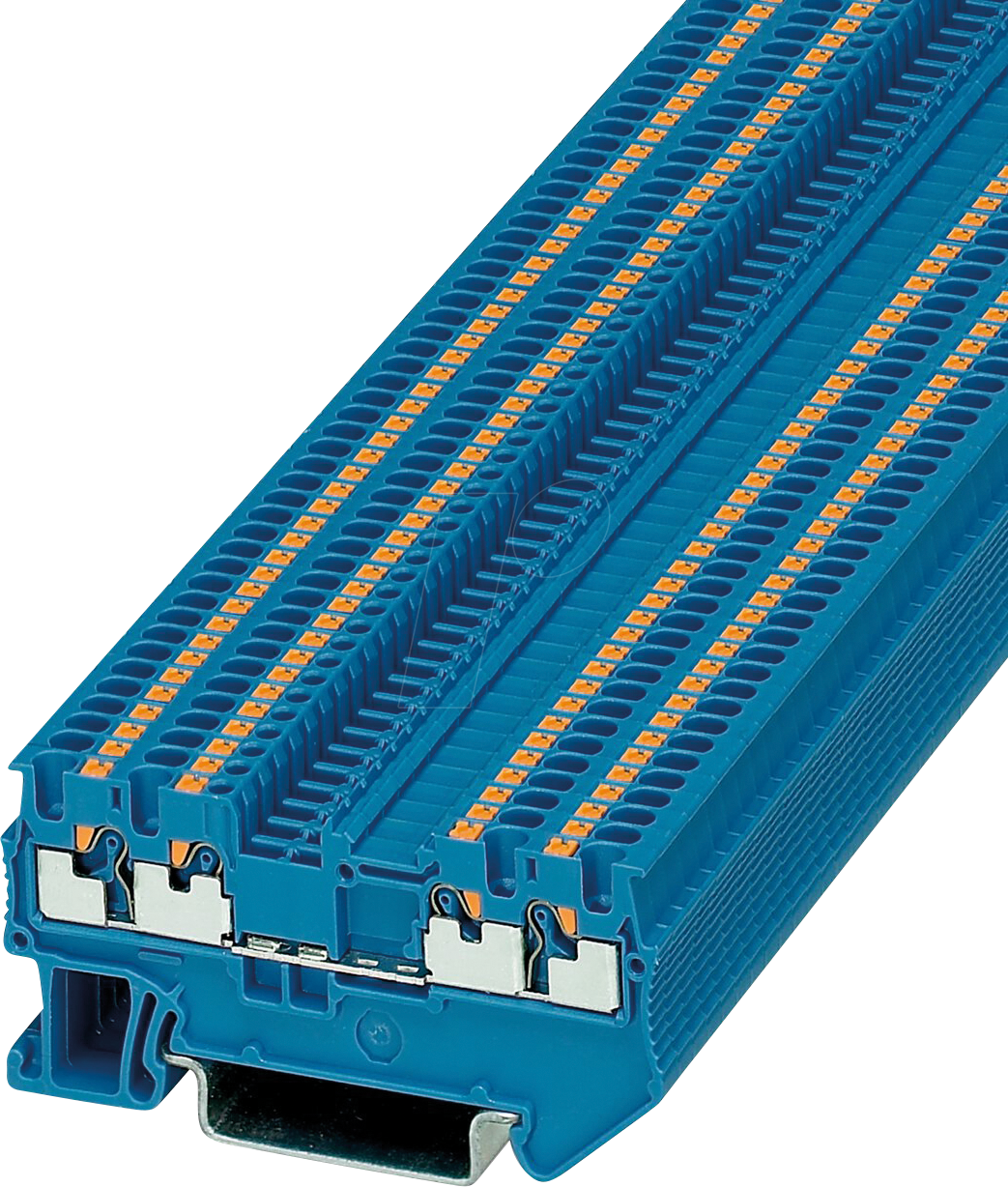 4046356564311 - PT 15 S-QUATTRO BU 3208208 Durchgangsreihenklemme Polzahl (num) 4 014 mm² 15 mm² Blau 50 St