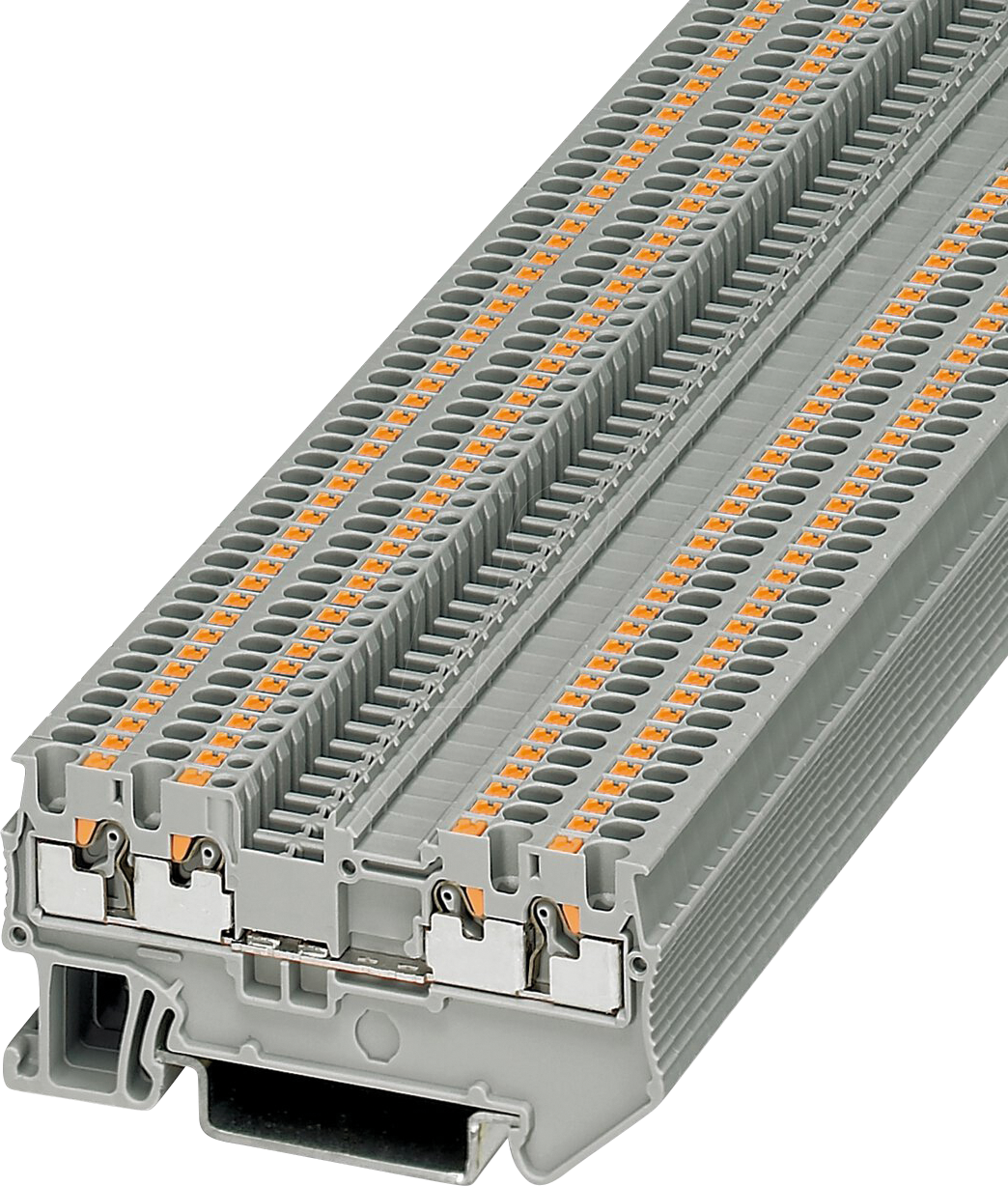 4046356564328 - PT 15 S-QUATTRO 3208197 Durchgangsreihenklemme Polzahl (num) 4 014 mm² 15 mm² Grau 50 St