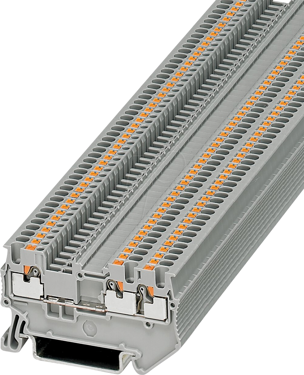 4046356564342 - PT 15 S-TWIN 3208155 Durchgangsreihenklemme Polzahl (num) 3 014 mm² 15 mm² Grau 50 St