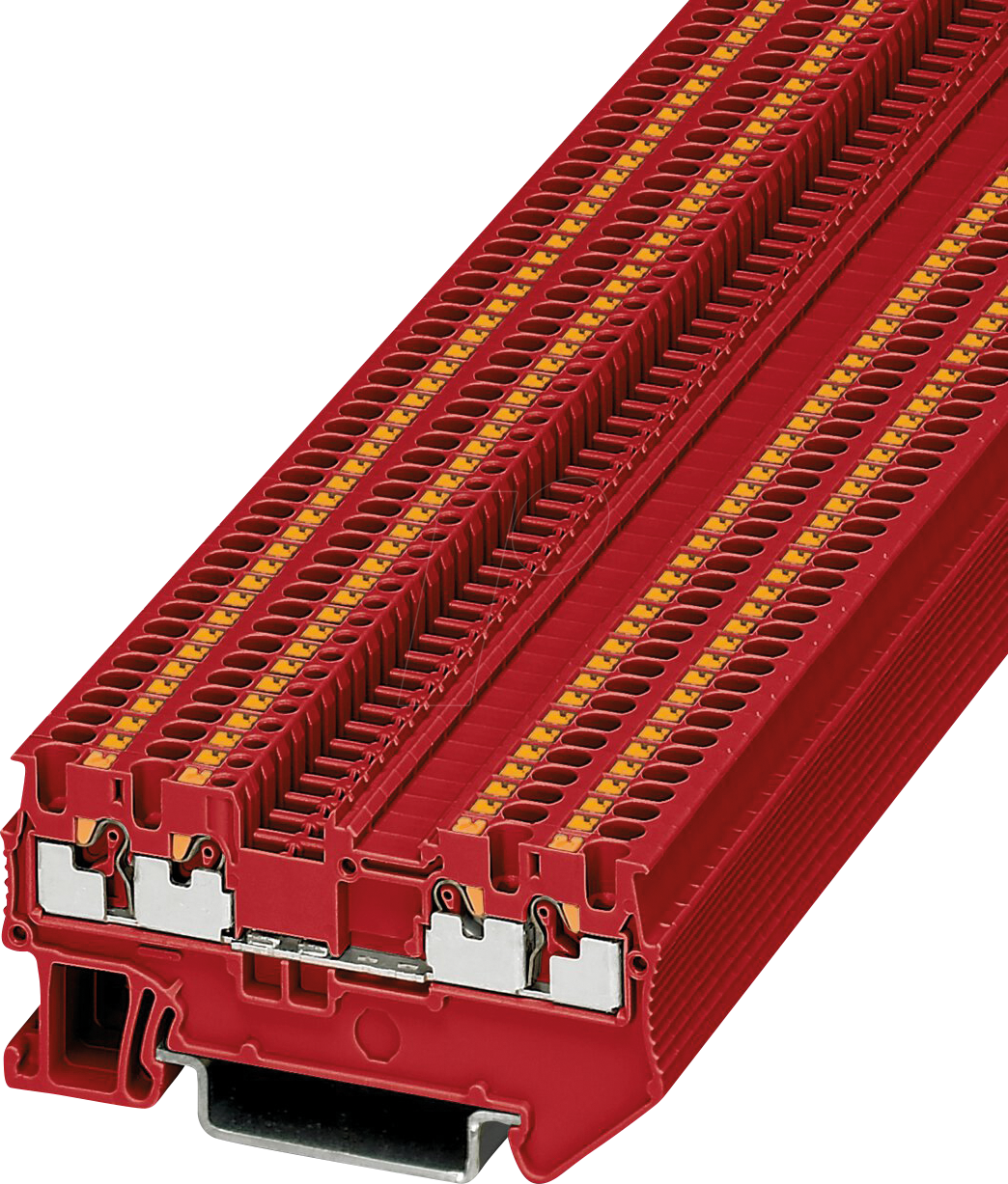 4046356680530 - PT 15 S-QUATTRO RD 3208200 Durchgangsklemme 014 mm² 150 mm² Rot 50 St