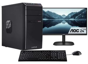 4046373622261 - E (A bis G) CAPTIVA Business-PC-Komplettsystem Power Starter R62-226 TFT Bundle Computer-Komplettsysteme Gr Microsoft Windows 11 Home (64 Bit) 8 GB RAM 250 GB SSD schwarz PC Sets