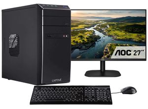 4046373632437 - E (A bis G) CAPTIVA Business-PC-Komplettsystem Power Starter 63-243 TFT Bundle Computer-Komplettsysteme Gr Microsoft Windows 11 Home (64 Bit) 8 GB RAM 250 GB SSD schwarz PC Sets