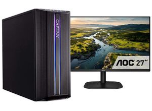 4046373720455 - E (A bis G) CAPTIVA PC-Komplettsystem Power Starter I72-045 TFT Bundle Computer-Komplettsysteme Gr Microsoft Windows 11 Home (64 Bit) 16 GB RAM 500 GB SSD schwarz PC Sets