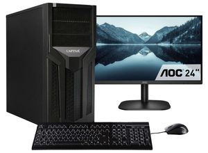 4046373757437 - E (A bis G) CAPTIVA Business-PC-Komplettsystem Workstation I75-743 TFT Bundle Computer-Komplettsysteme Gr ohne Betriebssystem 16 GB RAM 1000 GB SSD schwarz PC Sets