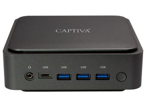 4046373764237 - CAPTIVA Mini-PC Mini PC Power Starter I76-423 Computer Gr ohne Betriebssystem 8 GB RAM 250 GB SSD schwarz Mini PC