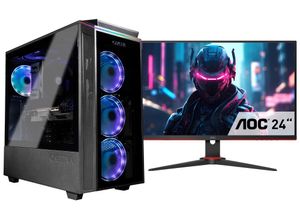 4046373841648 - F (A bis G) CAPTIVA Gaming-PC-Komplettsystem Highend Gaming I84-164 TFT Bundle Computer-Komplettsysteme Gr ohne Betriebssystem 32 GB RAM 1000 GB SSD schwarz