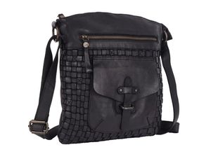 4046478083790 - Handtasche HARBOUR 2ND Aurora Damen Gr B H T 26cm x 32cm x 6cm grau (ash) Rindsleder Taschen