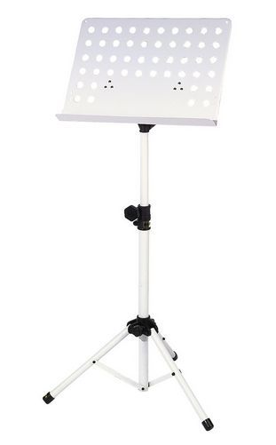 4046662023397 - GEWA OrchesterPult MLO WEIÃ ! Lochblech Music Stand 120cm