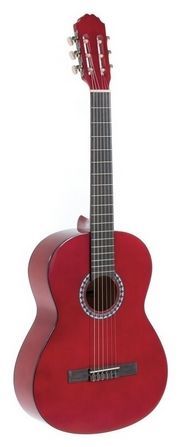 4046662249636 - PURE Klassikgitarre Basic 4 4 transparent rot