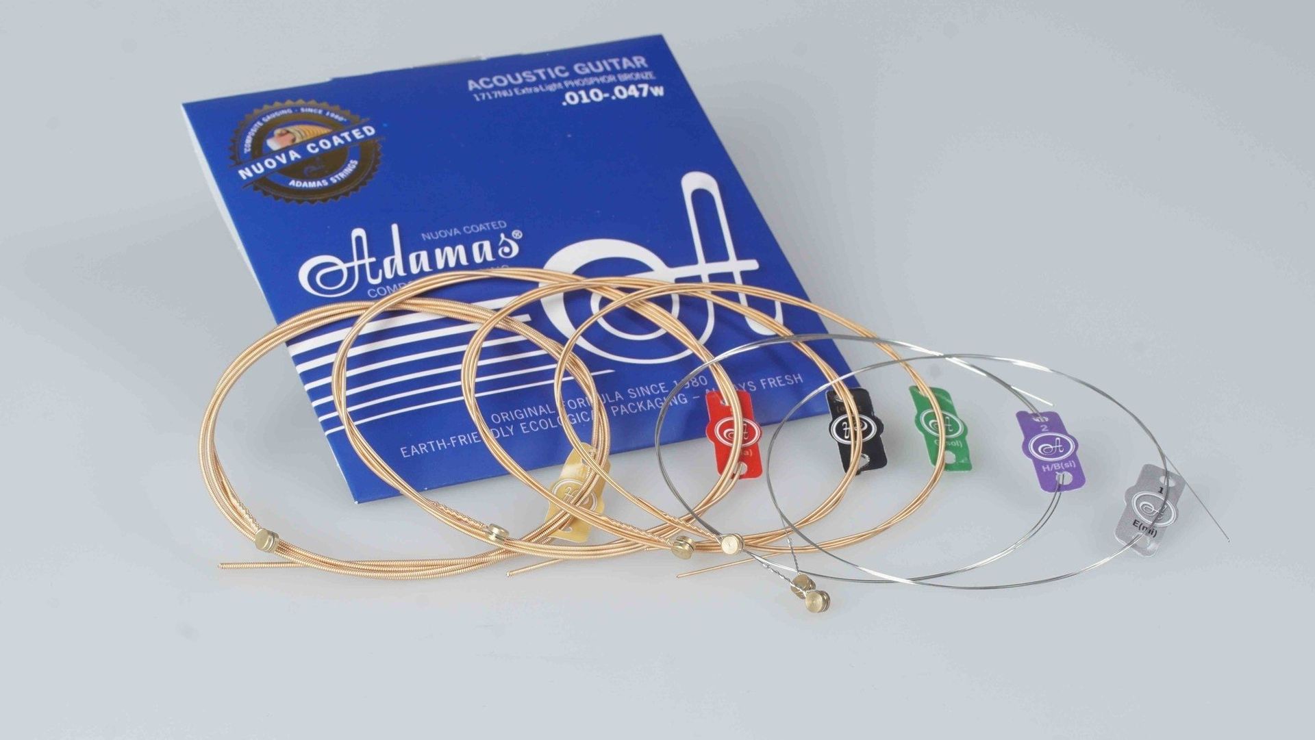 4046662256702 - 1717NURC Round Core NUOVA Coated 6 String 010-047 Light