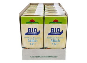 4046700101018 - Schwarzwaldmilch Bio lactosefreie H-Milch 15% 1 Liter 12er Pack