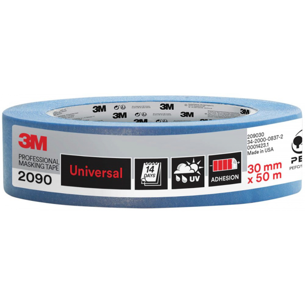 4046719236503 - 2090 Malerband blau 300 mm x 500 m 1 Rolle 4046719236503 3M