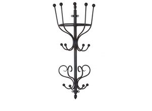 4046884041568 - Möbel Direkt Online - Edle Wandgarderobe Agnes schwarz